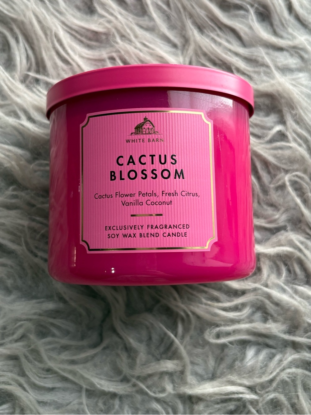 BBW CACTUS BLOSSOM THREE WICK CANDLE NWT
